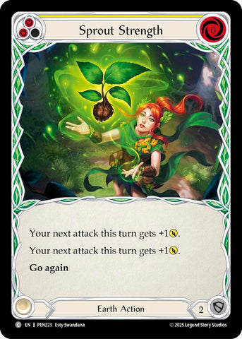 Sprout Strength (Yellow) (Regular) [PEN223] (Compendium of Rathe)