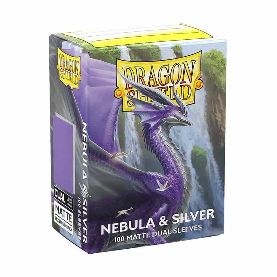 Dragon Shield: Nebula & Silver - Matte Dual Card Sleeves (100ct)