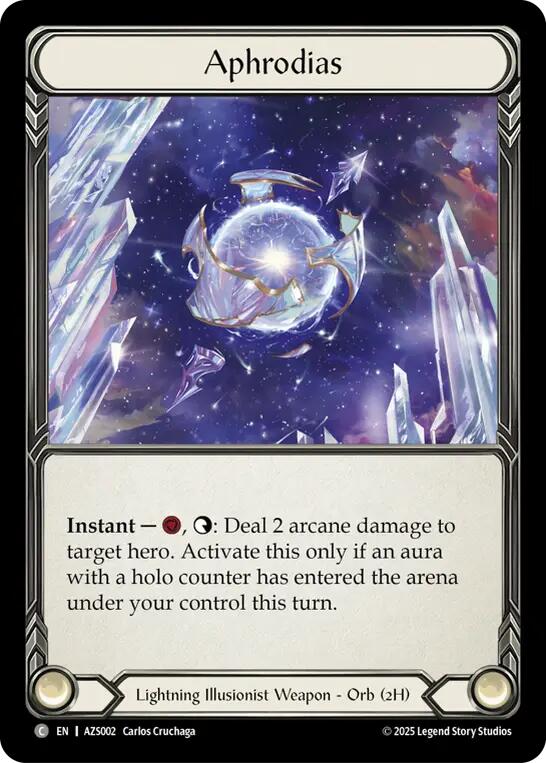 Aphrodias [AZS002] (Armory Deck: Zyggy)  Rainbow Foil