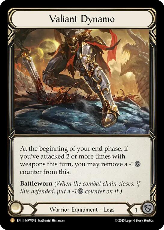 Valiant Dynamo [MPW012] (Mastery Pack Warrior)  Rainbow Foil