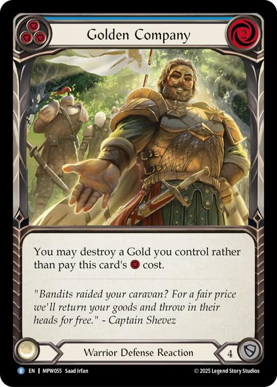 Golden Company (Blue) [MPW055] (Mastery Pack Warrior)