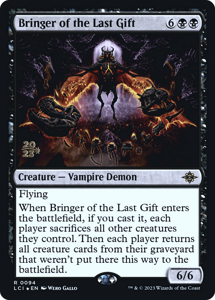 Bringer of the Last Gift [The Lost Caverns of Ixalan Prerelease Cards]