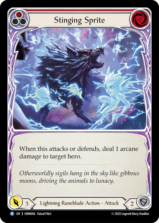 Stinging Sprite (Red) [OMN056] (Omens of the Third Age)