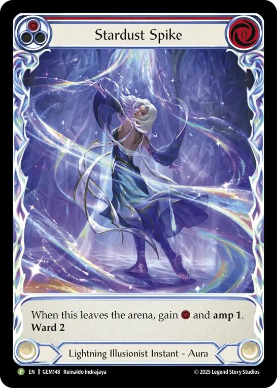 Stardust Spike (Red) [GEM148-CF] (Gem Pack 5)  Cold Foil