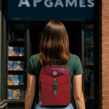 ENHANCE - Collector's Edition Small MTG Backpack for Deck Boxes - Dragon Red