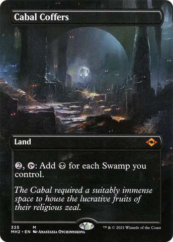 Cabal Coffers (Borderless Alternate Art) [Modern Horizons 2]