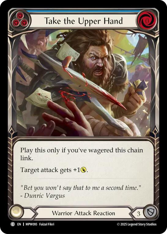 Take the Upper Hand (Blue) [MPW095] (Mastery Pack Warrior)
