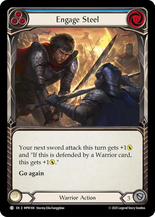 Engage Steel (Blue) [MPW108] (Mastery Pack Warrior)