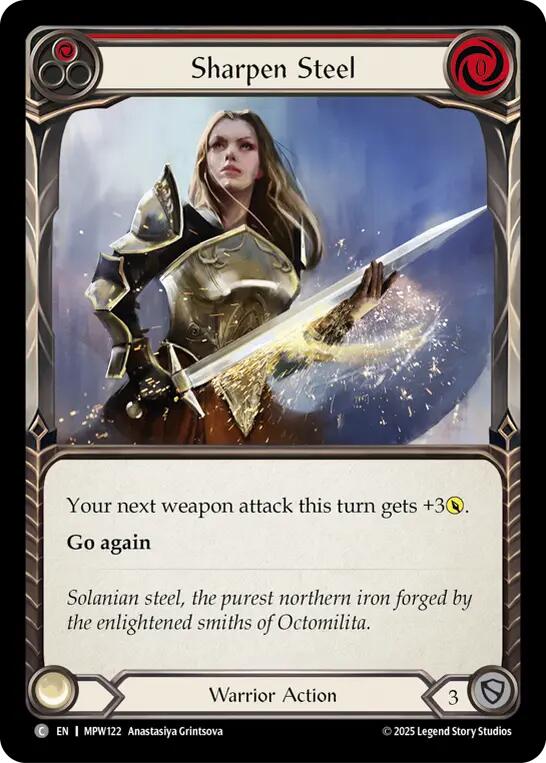 Sharpen Steel (Red) [MPW122] (Mastery Pack Warrior)