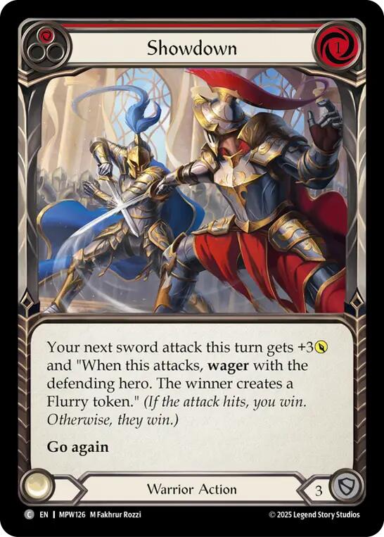 Showdown (Red) [MPW126] (Mastery Pack Warrior)