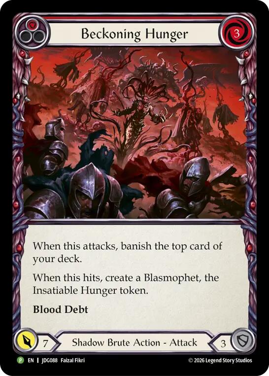 Beckoning Hunger [JDG088] (Promo)  Cold Foil