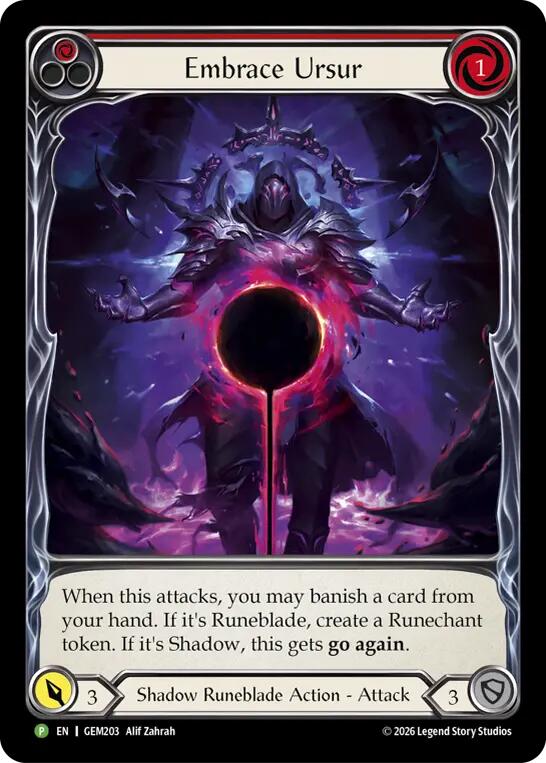 Embrace Ursur [GEM203] (GEM Pack 6)  Rainbow Foil