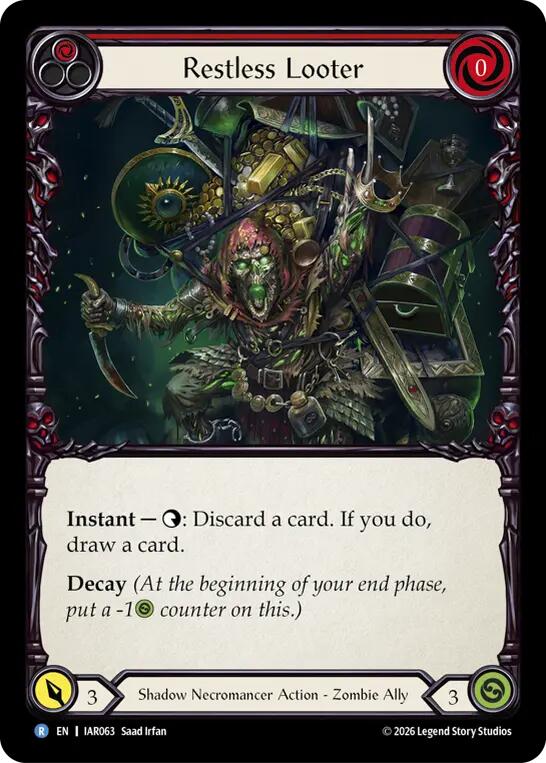 Restless Looter (Red) [IAR063] (Usurp the Shadow Throne)