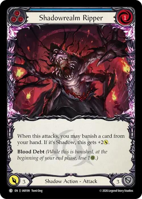 Shadowrealm Ripper (Blue) [IAR199] (Usurp the Shadow Throne)
