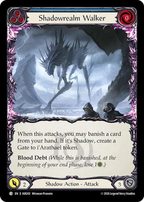 Shadowrealm Walker (Blue) [IAR202] (Usurp the Shadow Throne)