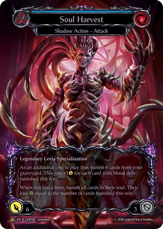 Soul Harvest (Marvel Cold Foil) [GEM190] (GEM Pack 6)  Cold Foil