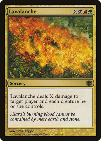 Lavalanche [Alara Reborn]