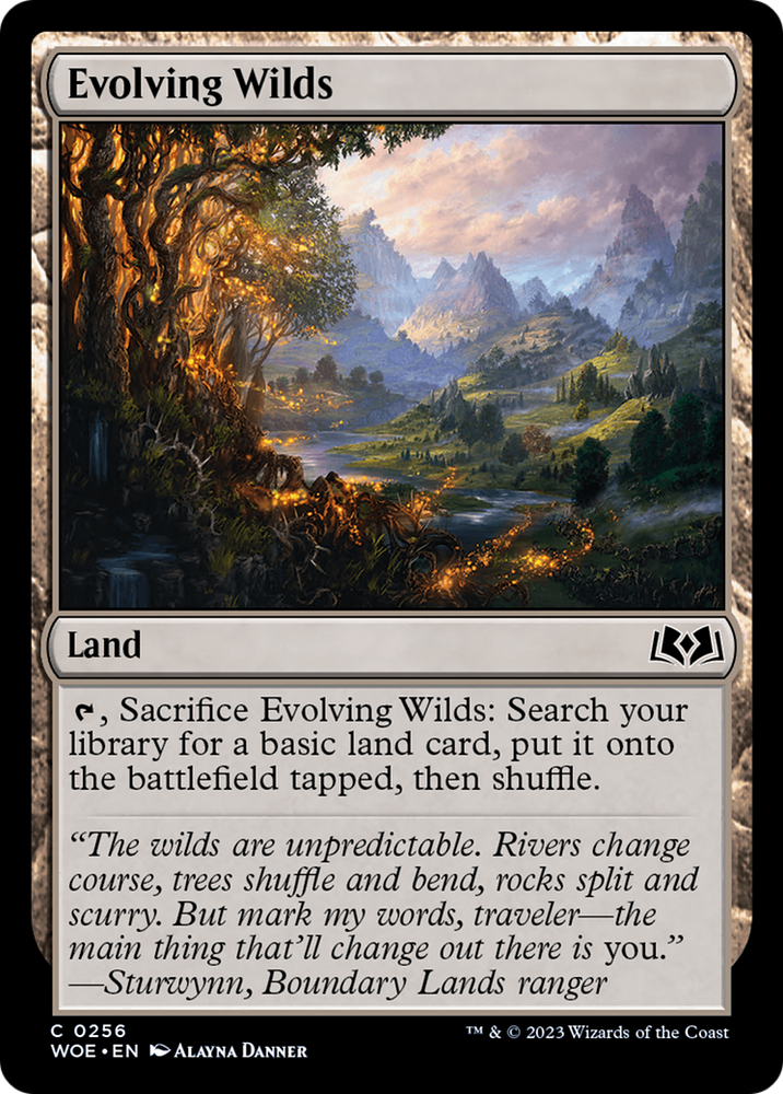 Evolving Wilds [Wilds of Eldraine]