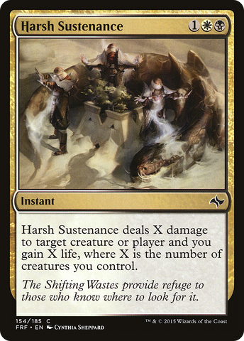 Harsh Sustenance [Fate Reforged]