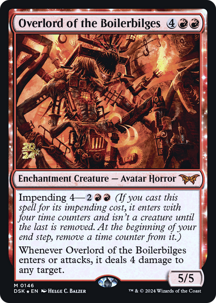 Overlord of the Boilerbilges [Duskmourn: House of Horror Prerelease Promos]