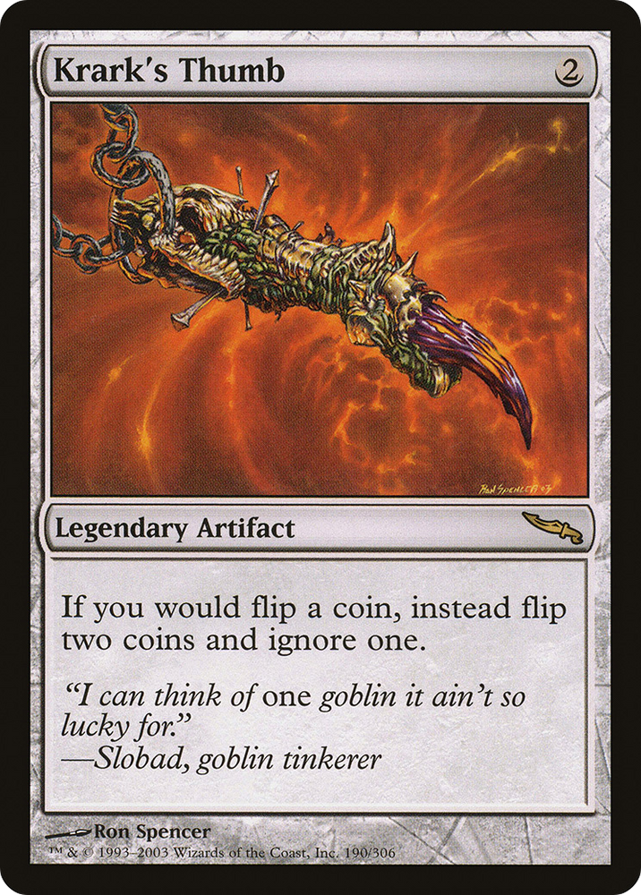 Krark's Thumb [Mirrodin]