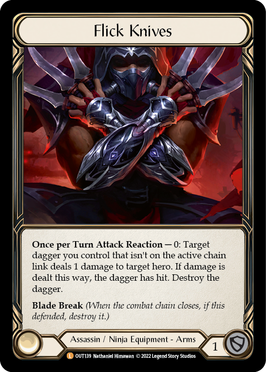 Flick Knives [OUT139] (Outsiders) Rainbow Foil