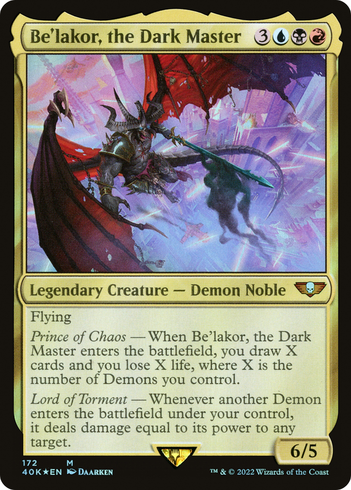 Be'lakor, the Dark Master [Warhammer 40,000]