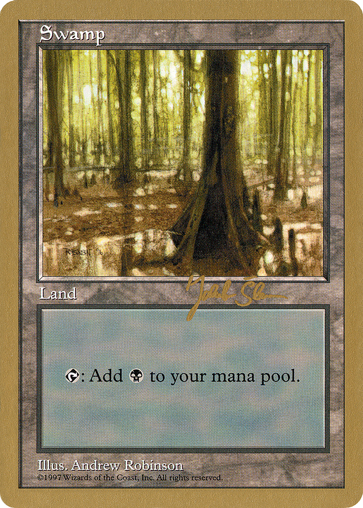 Swamp (js439) (Jakub Slemr) [World Championship Decks 1997]