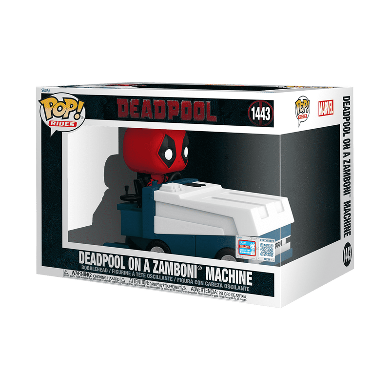 Funko Pop! Rides Super Deluxe Deadpool on Zamboni Machine #1443