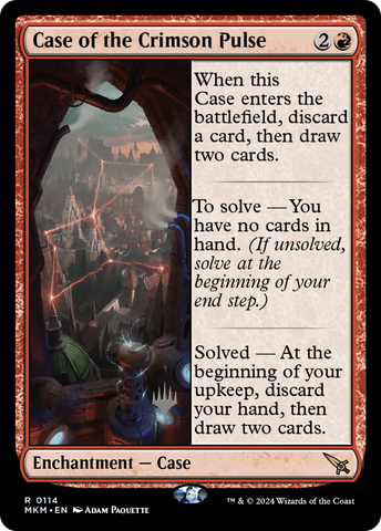 Case of the Crimson Pulse (Promo Pack) [Murders at Karlov Manor Promos]