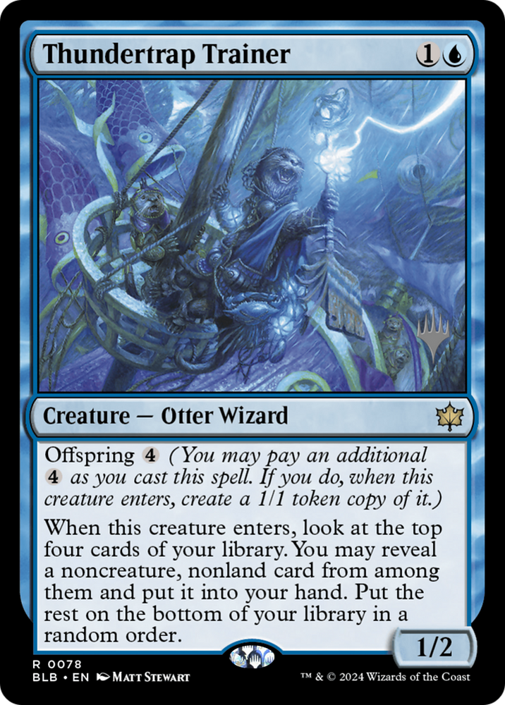 Thundertrap Trainer (Promo Pack) [Bloomburrow Promos]
