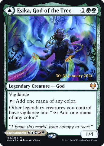 Esika, God of the Tree // The Prismatic Bridge [Kaldheim Prerelease Promos]