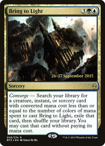 Bring to Light [Battle for Zendikar Prerelease Promos]
