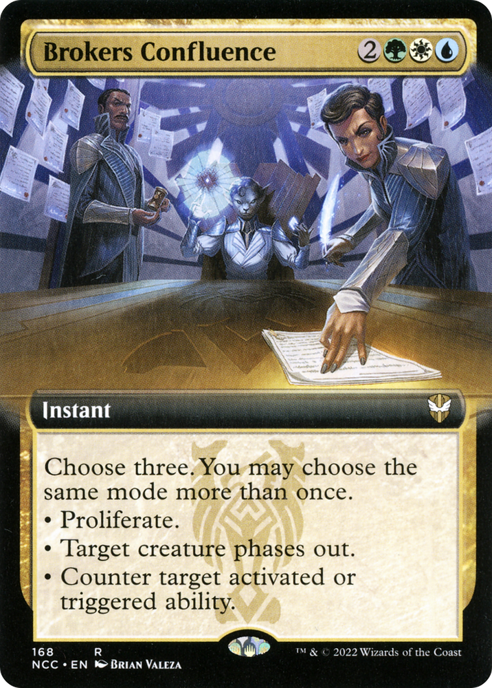 Brokers Confluence (Extended Art) [Streets of New Capenna Commander]