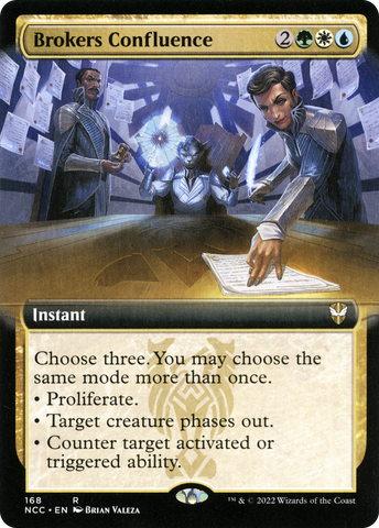 Brokers Confluence (Extended Art) [Streets of New Capenna Commander]