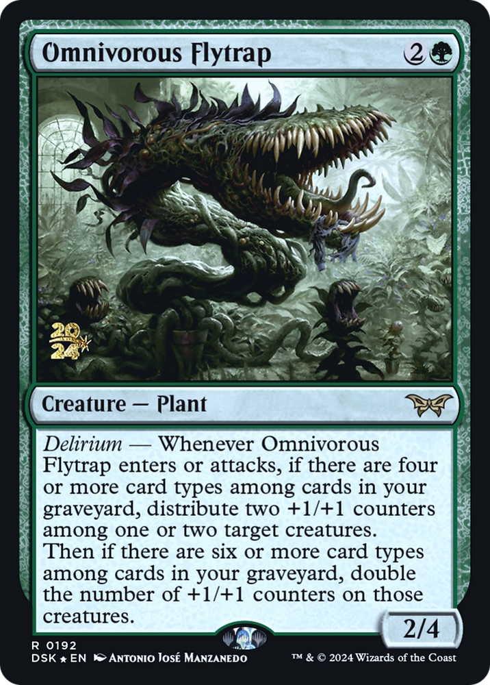 Omnivorous Flytrap [Duskmourn: House of Horror Prerelease Promos]