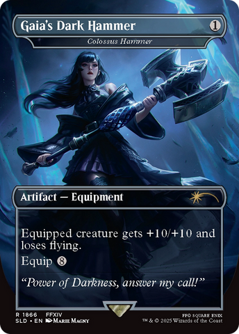 Gaia's Dark Hammer - Colossus Hammer [Secret Lair Drop Series]