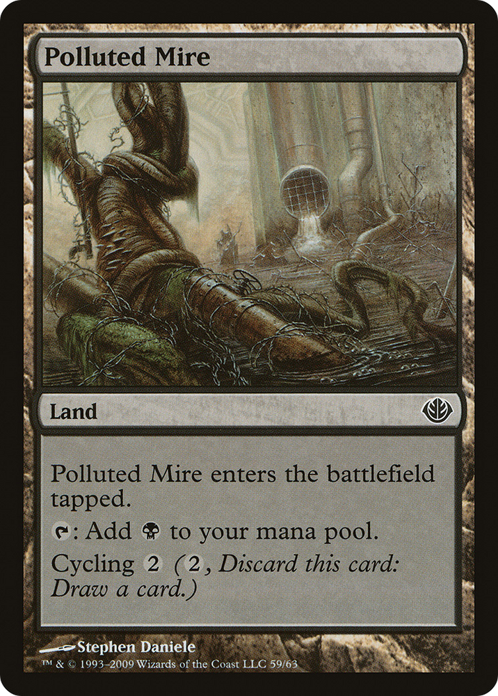Polluted Mire [Duel Decks: Garruk vs. Liliana]