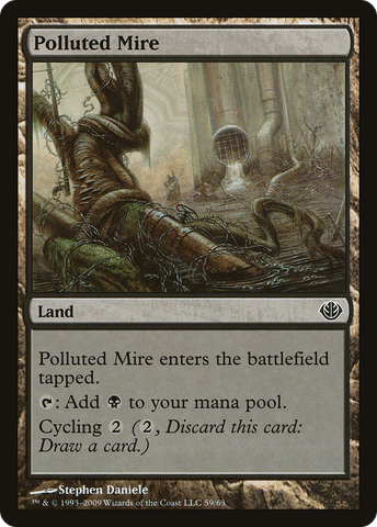 Polluted Mire [Duel Decks: Garruk vs. Liliana]
