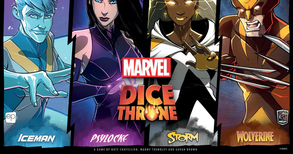 Dice Throne - Iceman, Psylocke, Storm, Wolverine