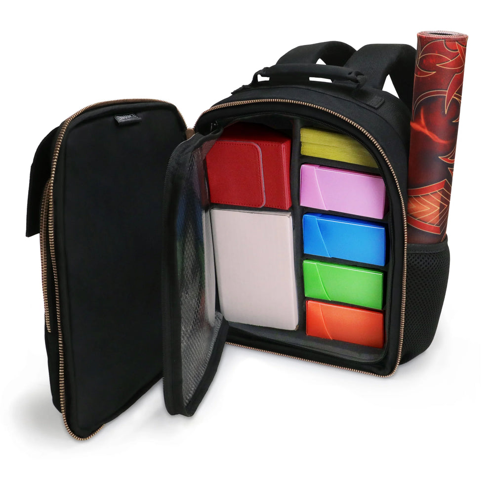 ENHANCE Small MTG Backpack with Customizable Interior for Deck Boxes, Dice Bags