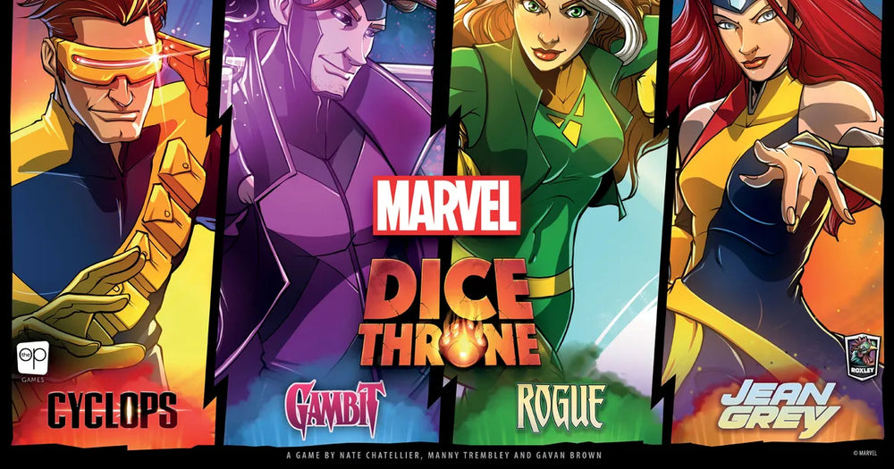 Dice Throne - Cyclops, Gambit, Rogue, Jean Grey