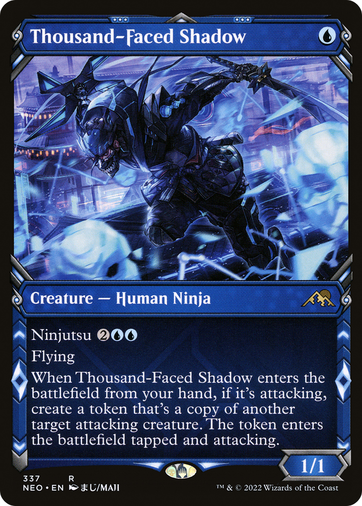 Thousand-Faced Shadow (Showcase Ninja) [Kamigawa: Neon Dynasty]
