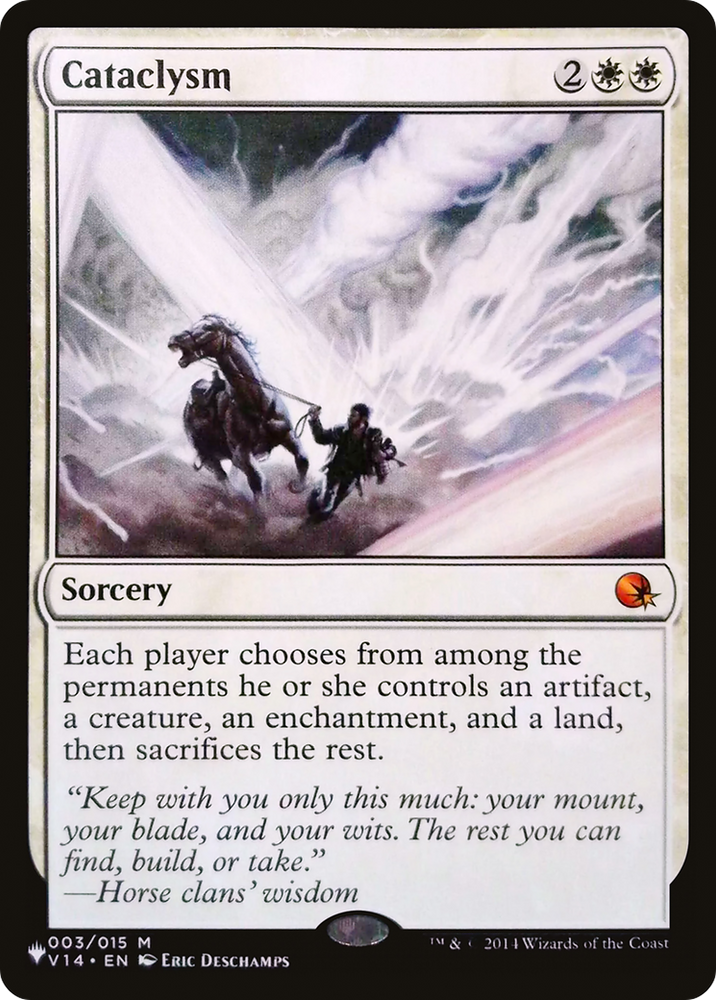 Cataclysm [The List]