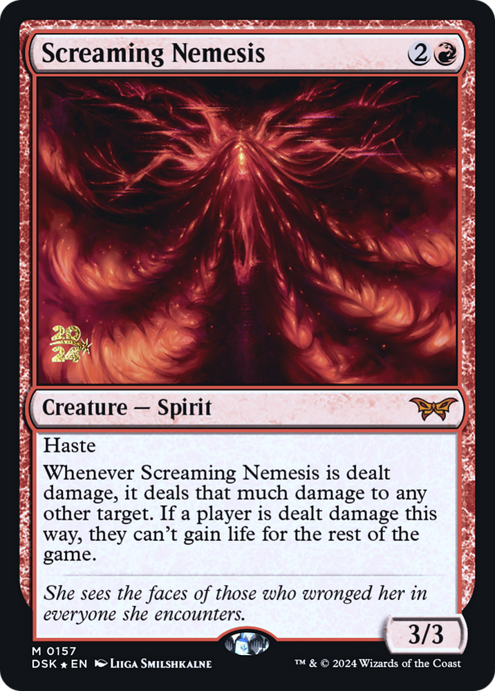 Screaming Nemesis [Duskmourn: House of Horror Prerelease Promos]