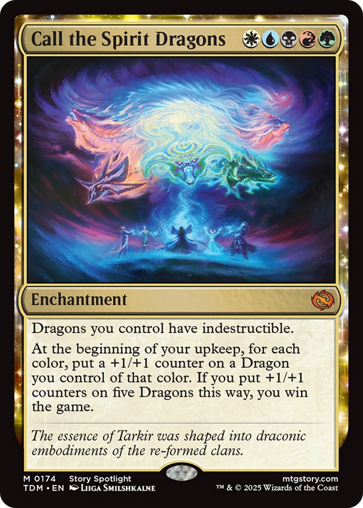 Call the Spirit Dragons [Tarkir: Dragonstorm]