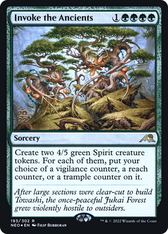 Invoke the Ancients [Kamigawa: Neon Dynasty Prerelease Promos]