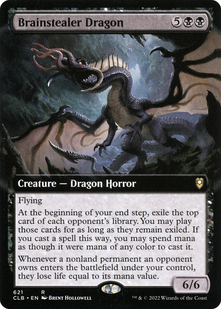 Brainstealer Dragon (Extended Art) [Commander Legends: Battle for Baldur's Gate]