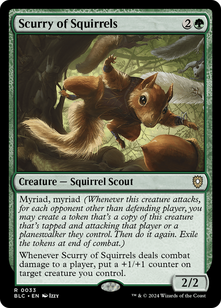Scurry of Squirrels [Bloomburrow Commander]