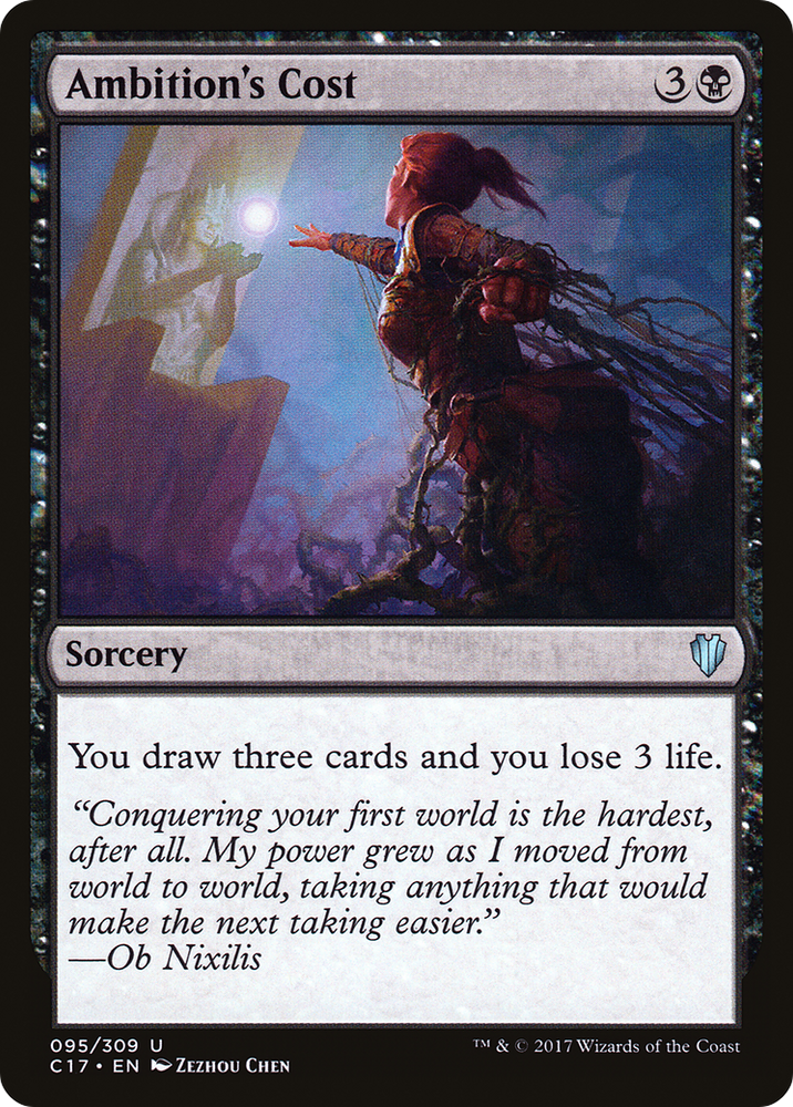 Ambition's Cost [Commander 2017]